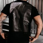 T-shirt męski klasyczny BERGO OLAVOGA czarny