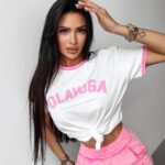 T-shirt bawełniany LEMON OLAVOGA ecru