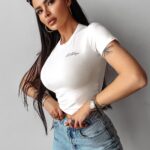 Bluzka krótka LIMA OLAVOGA ecru