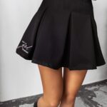 Spódniczko-spodenki plisowane ASH OLAVOGA czarne