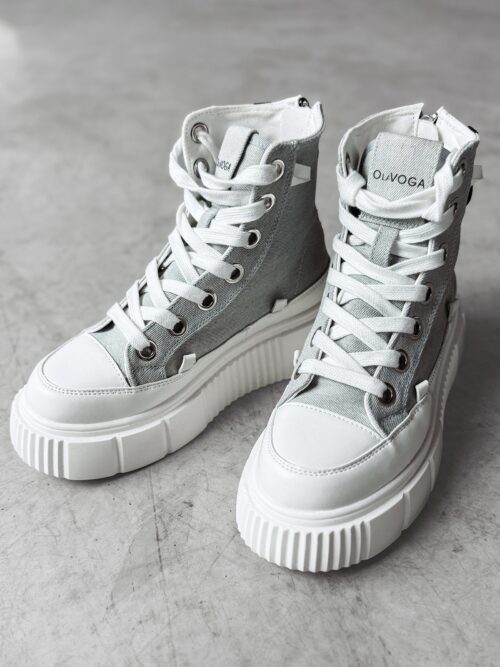 Trampki damskie DAZZLE OLAVOGA jeans szare