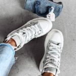 Trampki damskie DAZZLE OLAVOGA jeans szare