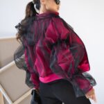 Bluza z tiulem MC Tulle różowa