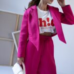 Marynarka krótka MC BASIC fuksja