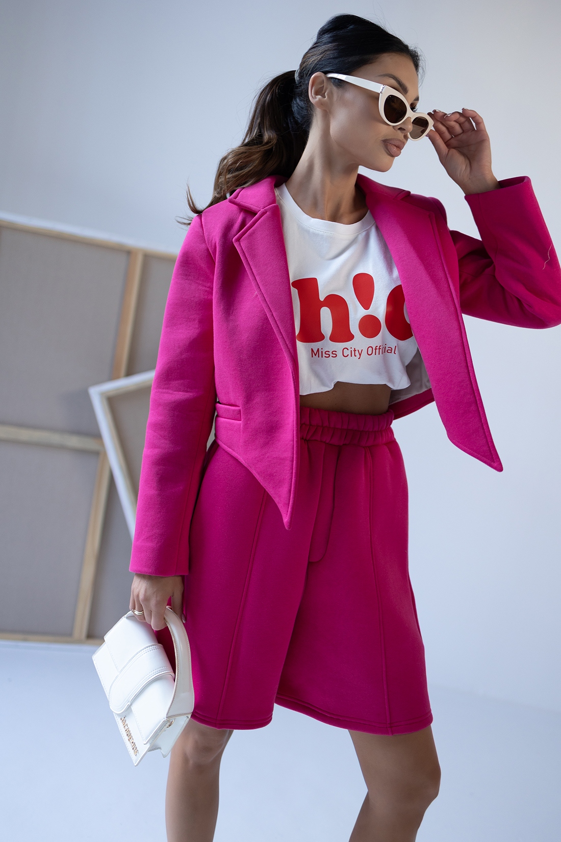 Marynarka krótka MC BASIC fuksja