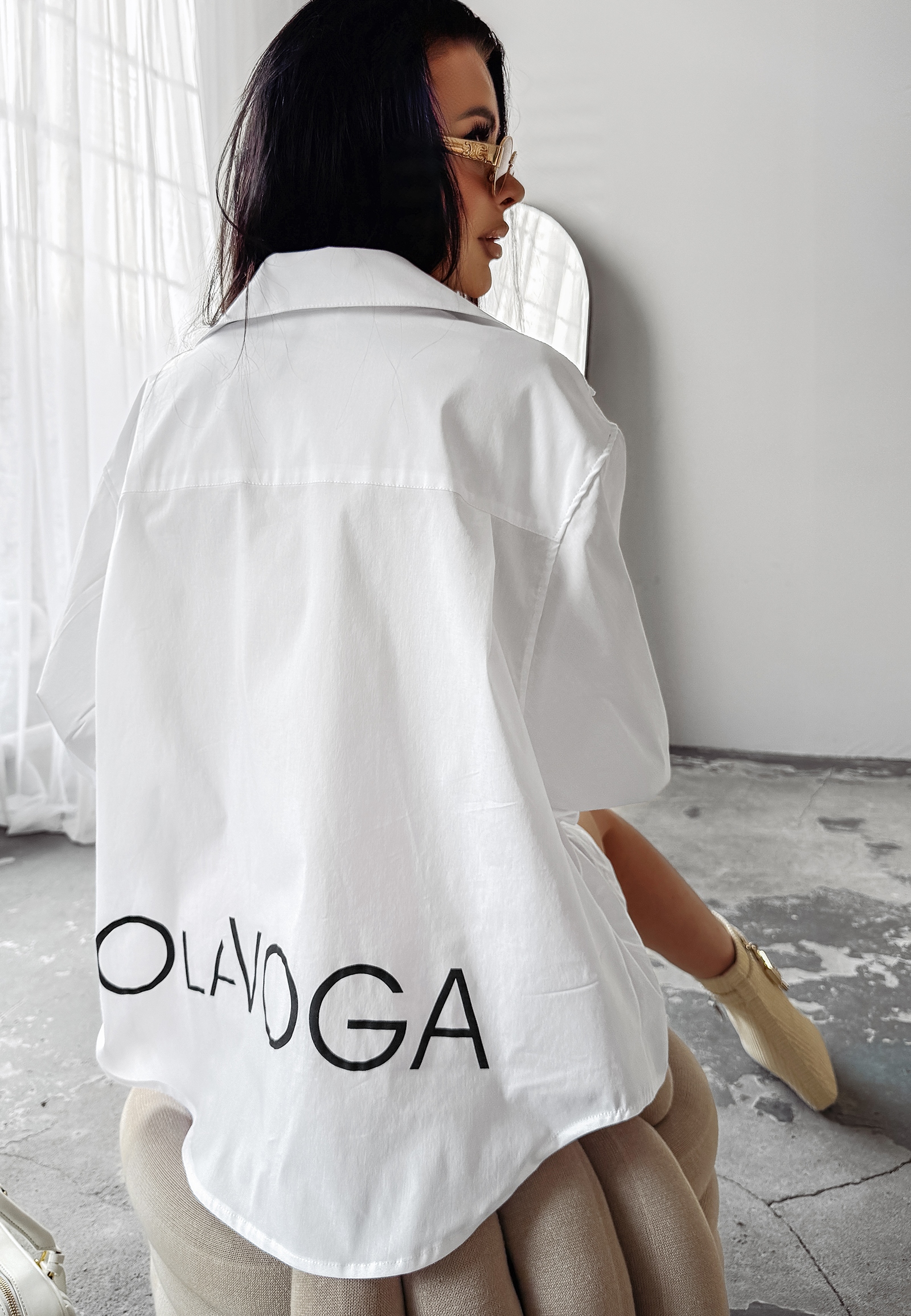 Koszula klasyczna WONDER OLAVOGA ecru