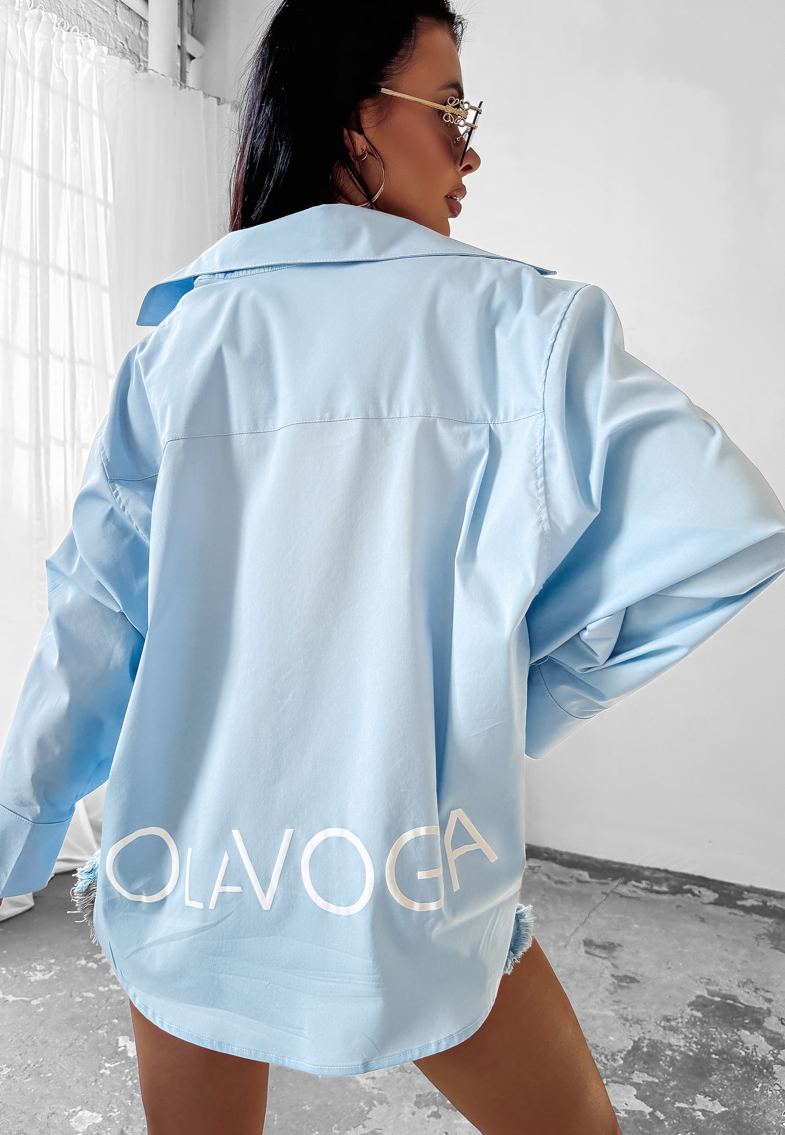 Koszula klasyczna WONDER OLAVOGA błękit