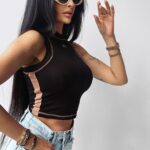 Top dopasowany LYON OLAVOGA czarny