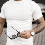 T-shirt męski bawełniany COELLO OLAVOGA ecru