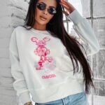 Bluza damska bawełniana AZAELA OLAVOGA ecru