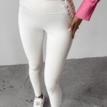 Legginsy przylegające LULLABY OLAVOGA ecru