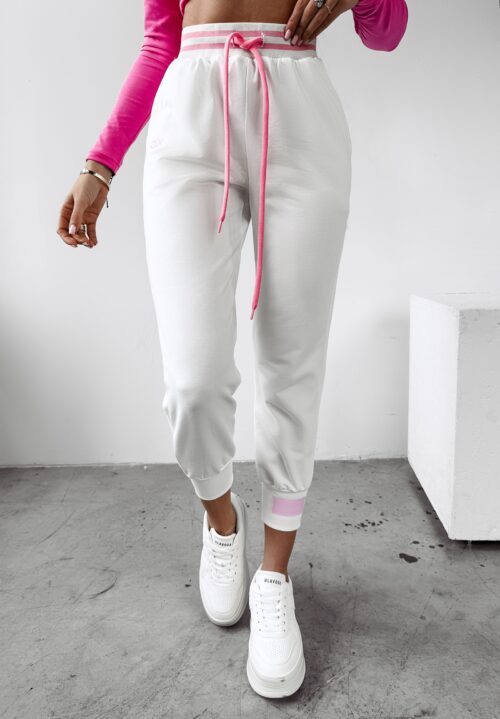 Spodnie sportowe damskie MIRACLE OLAVOGA ecru