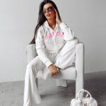 Komplet welurowy MAPLE OLAVOGA ecru