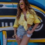 Koszula muślinowa KeyWest cytrynowa