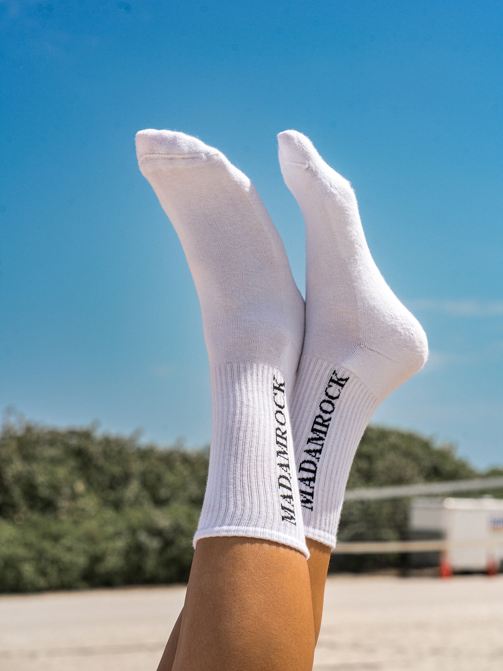 Skarpetki damskie półfrotte CITYS biało-czarne