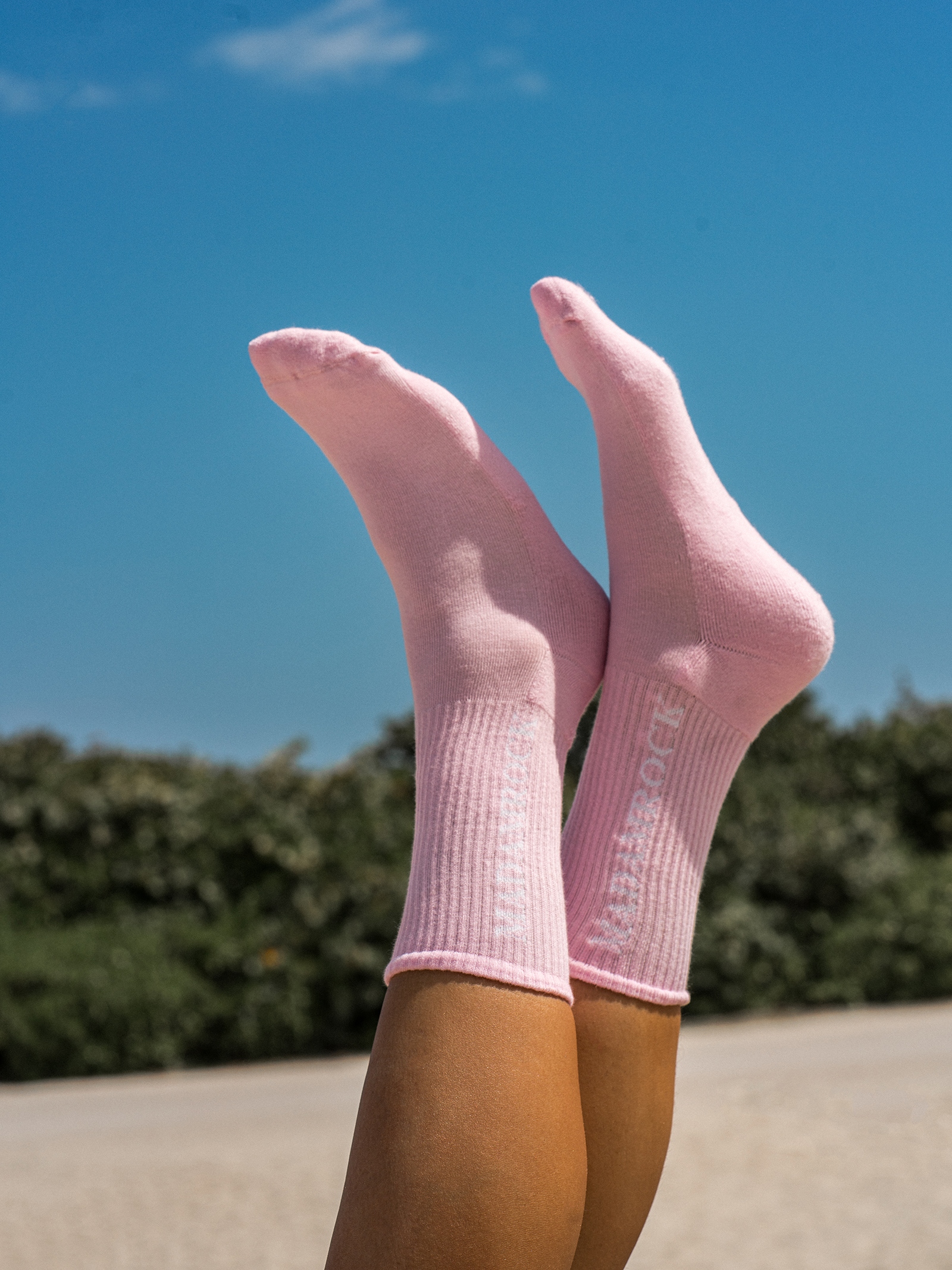 Skarpetki damskie półfrotte CITYS różowo-białe