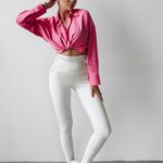 Legginsy przylegające LULLABY OLAVOGA ecru