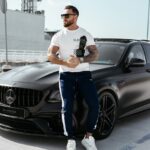 T-shirt męski slim SLEEK OLAVOGA ecru