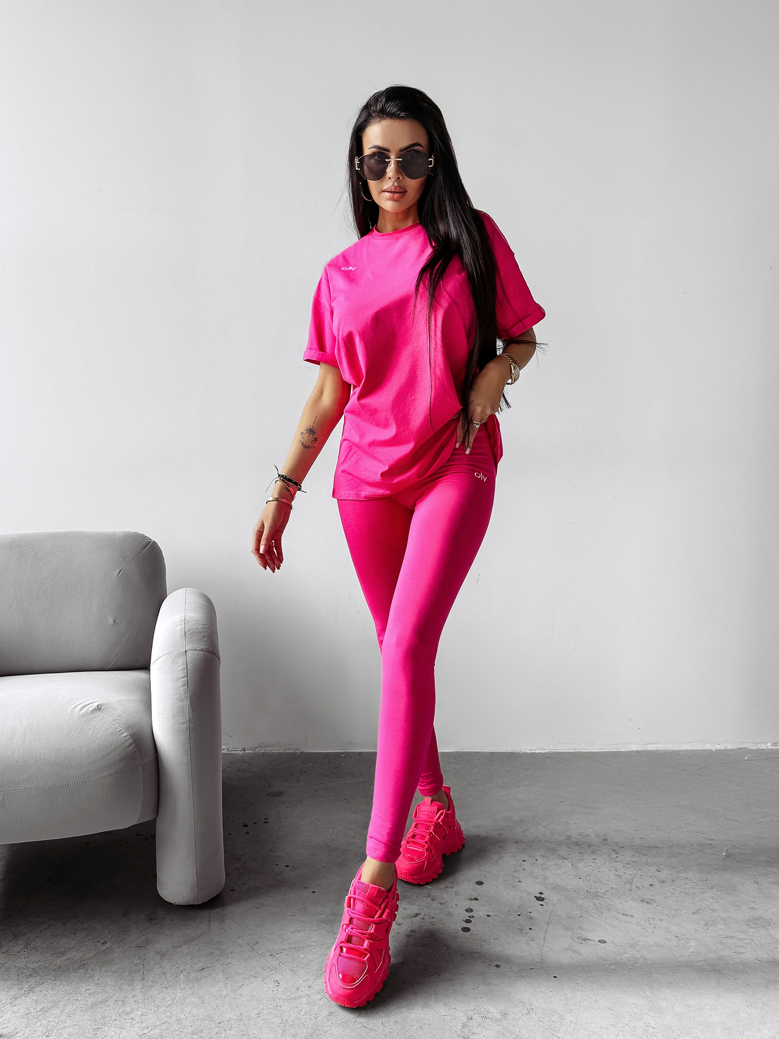 Komplet bawełniany DESSERT OLAVOGA różowy Komplet bawełniany DESSERT OLAVOGA różowy