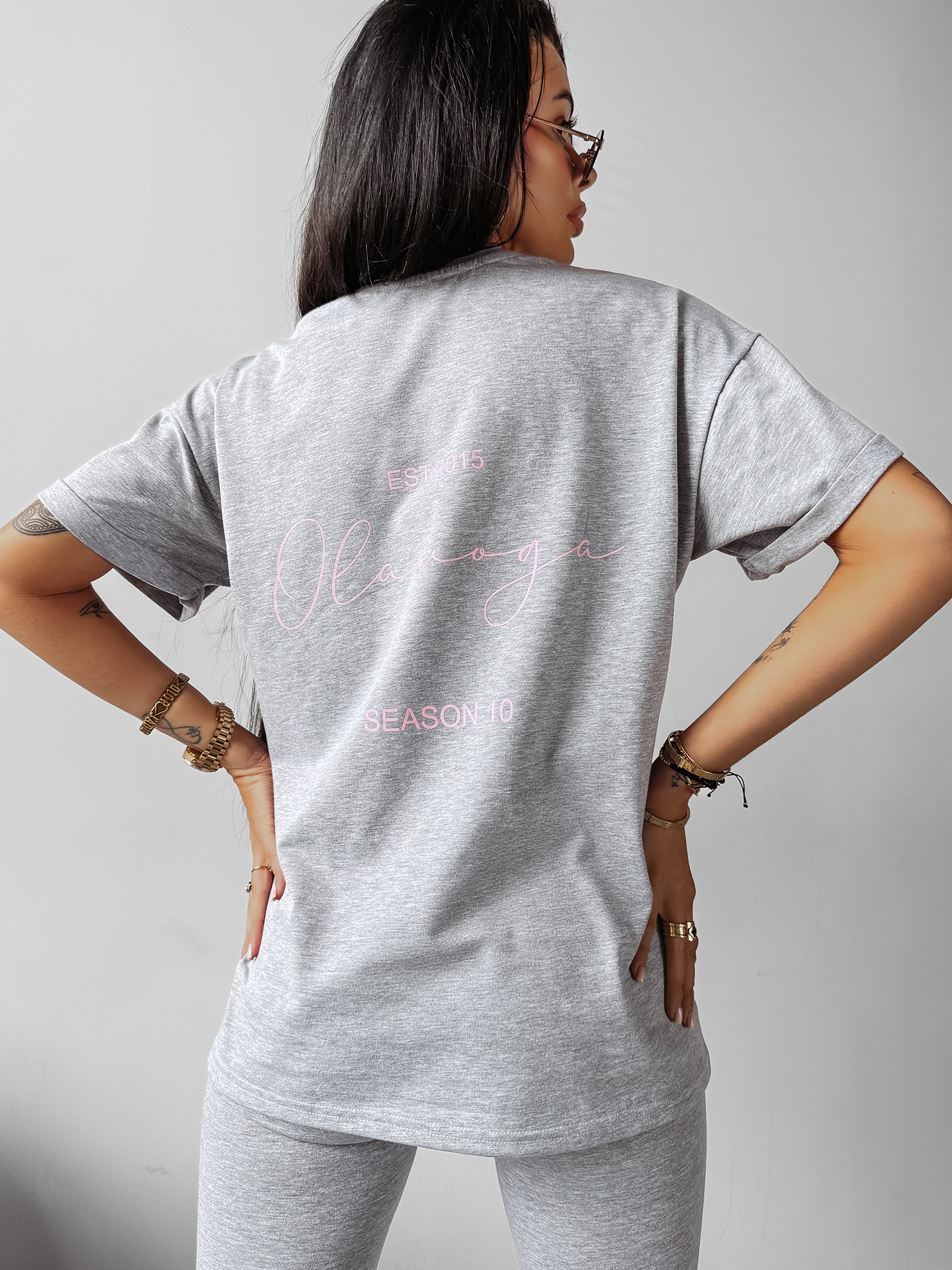 Komplet bawełniany DESSERT OLAVOGA szary Komplet bawełniany DESSERT OLAVOGA szary