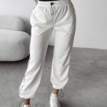 Spodnie sportowe damskie APPETIZER OLAVOGA ecru