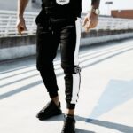 Spodnie sportowe męskie LIES OLAVOGA czarne