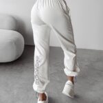 Spodnie sportowe damskie APPETIZER OLAVOGA ecru