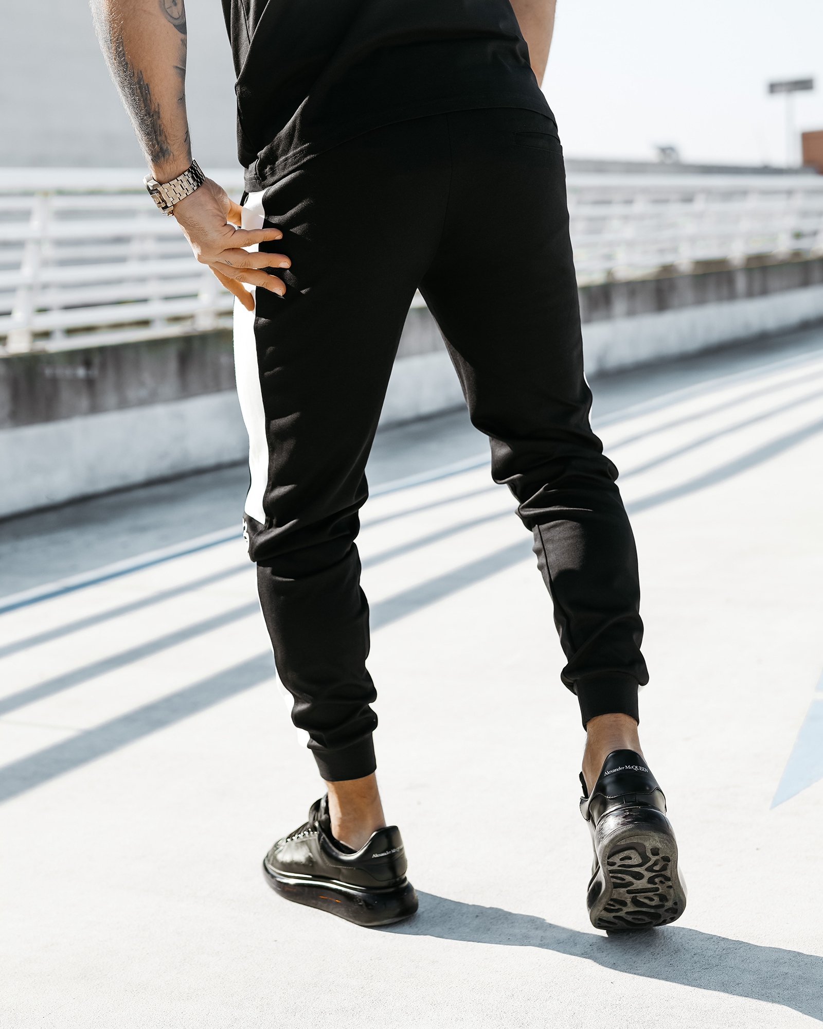 Spodnie sportowe męskie LIES OLAVOGA czarne Spodnie sportowe męskie LIES OLAVOGA czarne