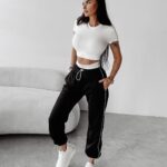 Spodnie sportowe damskie APPETIZER OLAVOGA czarne