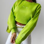 Bluza dresowa Tanes Ola Voga limonkowa