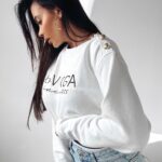 Bluza z haftem Lena Ola Voga ecru