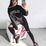 Bluza crewneck klasyczna Dreamer Ola Voga czarna