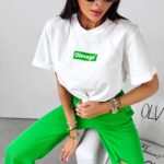 T-shirt oversize Grand Ola Voga zielony