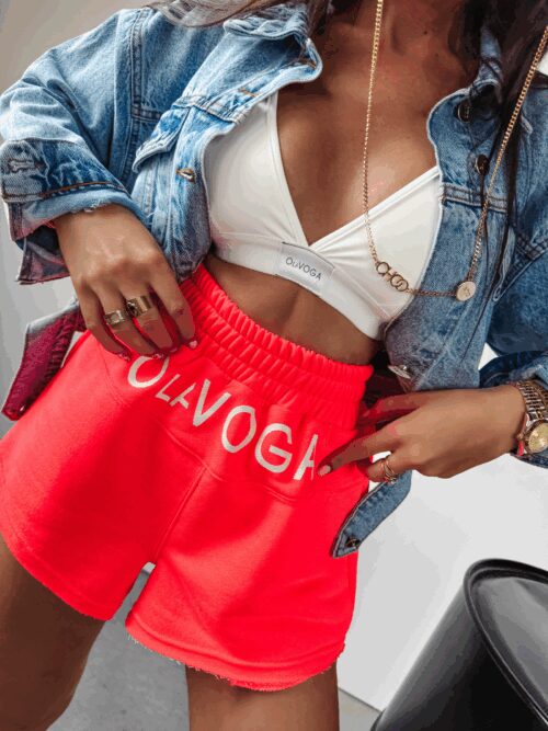 Spodenki damskie Charm Ola Voga koralowe