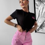 T-shirt bawełniany MYSTICAL OLAVOGA czarny