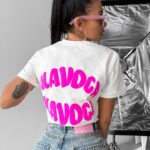 T-shirt bawełniany MYSTICAL OLAVOGA ecru