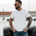 T-shirt męski bawełniany GO OLAVOGA ecru