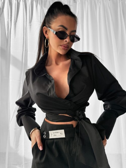 Koszula elegancka NODA OLAVOGA czarna