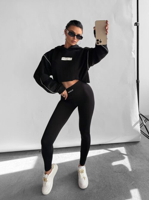 Bluza z kapturem DIDACTIC OLAVOGA czarna