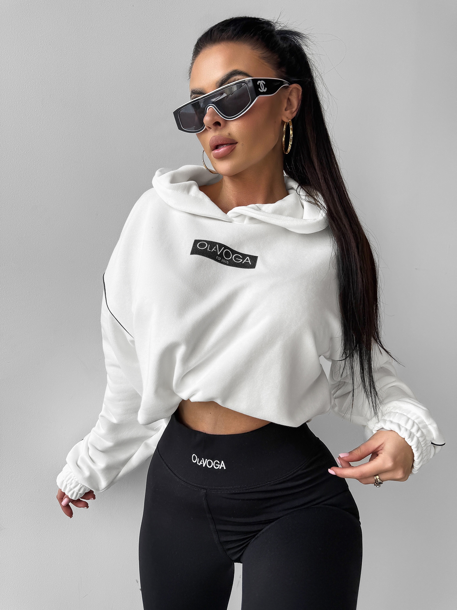 Bluza z kapturem DIDACTIC OLAVOGA biała