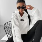 Bluza z kapturem DIDACTIC OLAVOGA biała