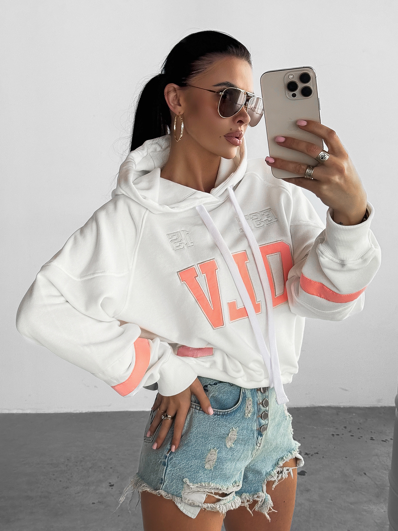 Bluza logowana GRAPE OLAVOGA ecru