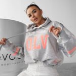 Bluza logowana GRAPE OLAVOGA szara