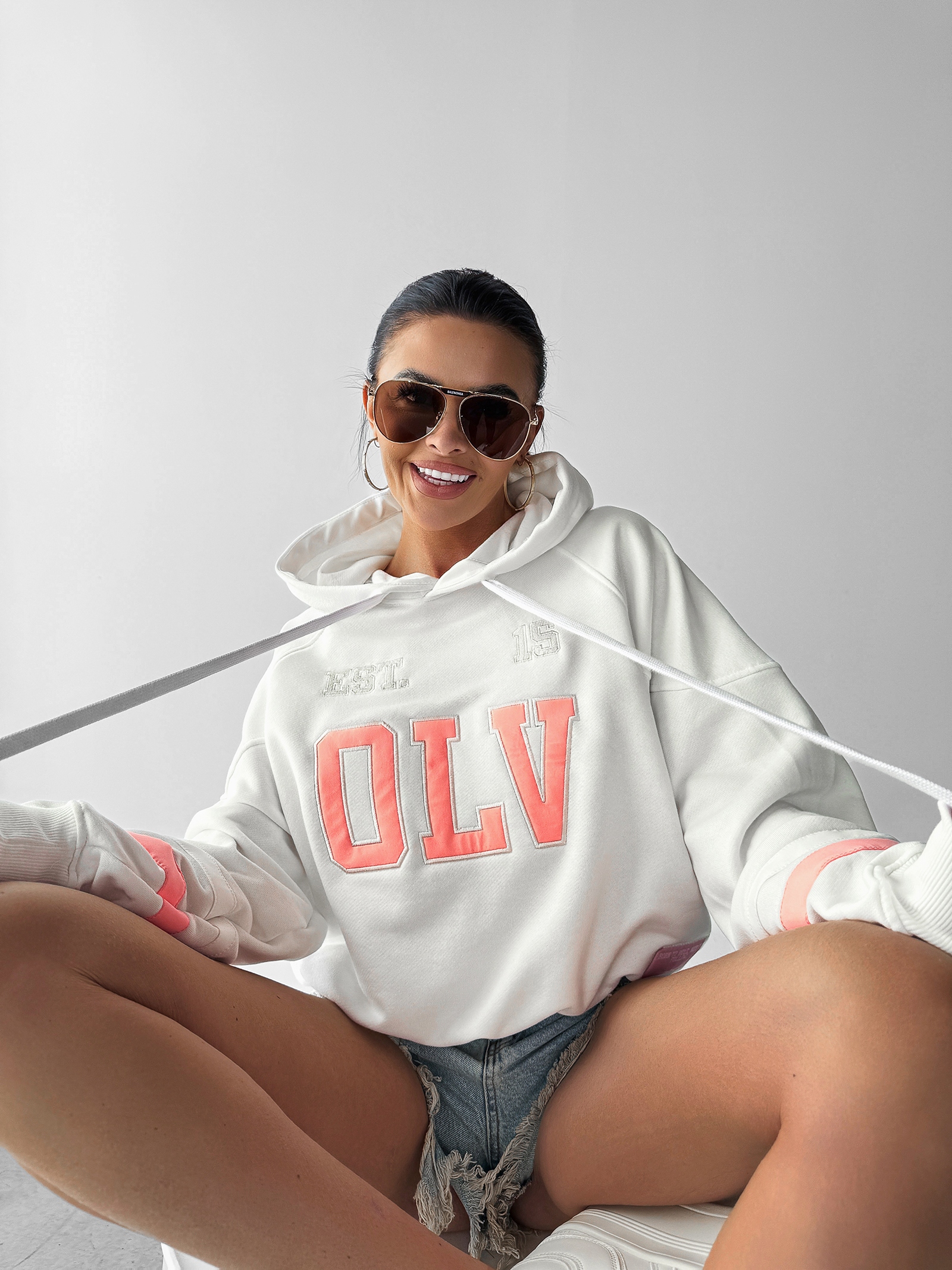 Bluza logowana GRAPE OLAVOGA ecru