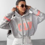 Bluza logowana GRAPE OLAVOGA szara