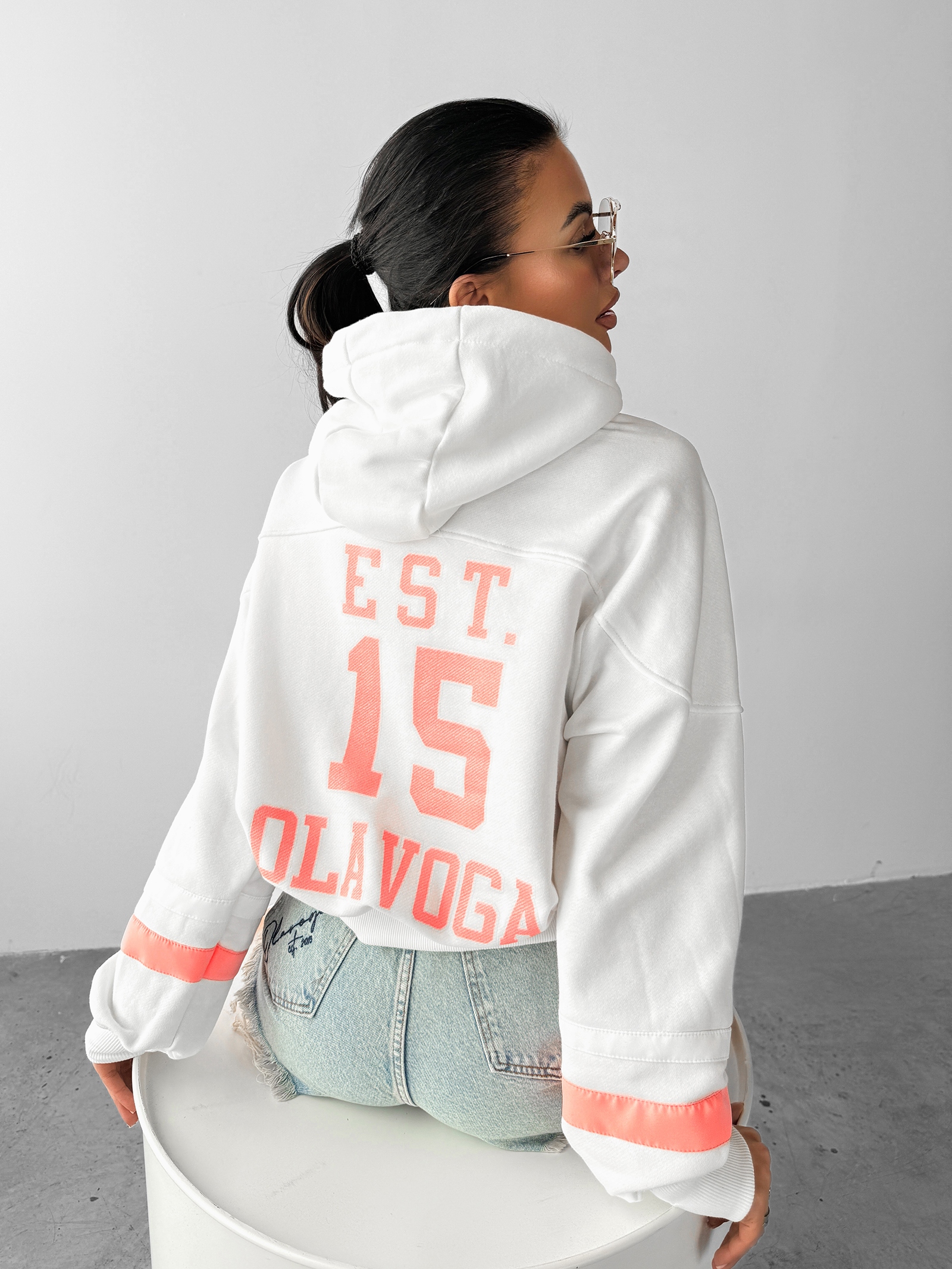 Bluza logowana GRAPE OLAVOGA ecru