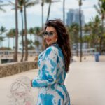 Komplet marynarka +spódniczko-spodenki Moou niebieski