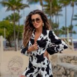 Komplet marynarka +spódniczko-spodenki Moou czarny