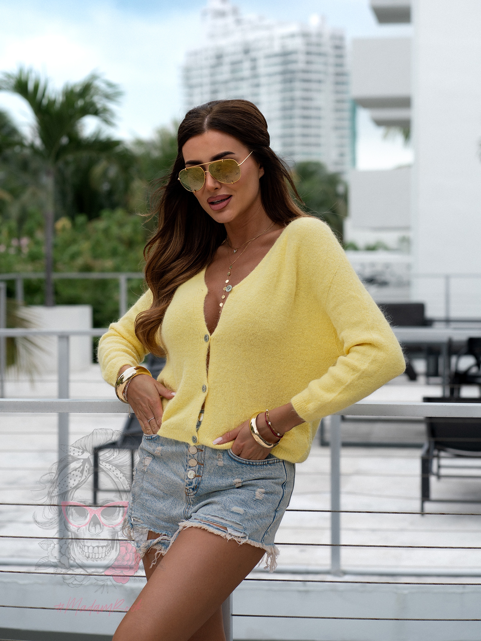 Sweterek Selp żółty