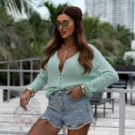 Sweterek Selp miętowy